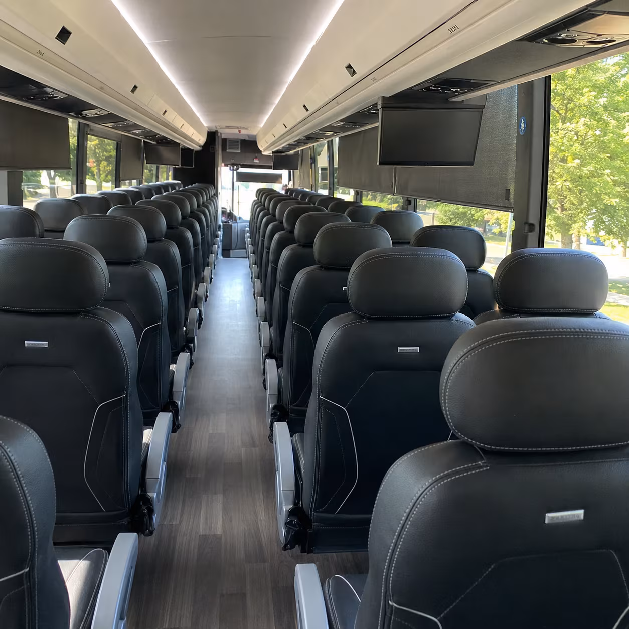 Stockton Airport Shuttle & Transportation party bus exterior