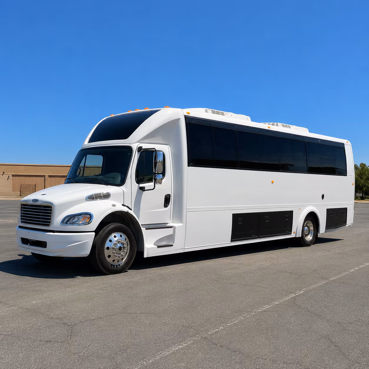 Stockton Concert & Music Festival Transportation party bus exterior