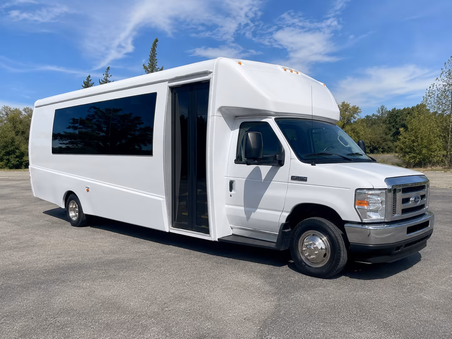 Stockton Concert & Music Festival Transportation party bus exterior
