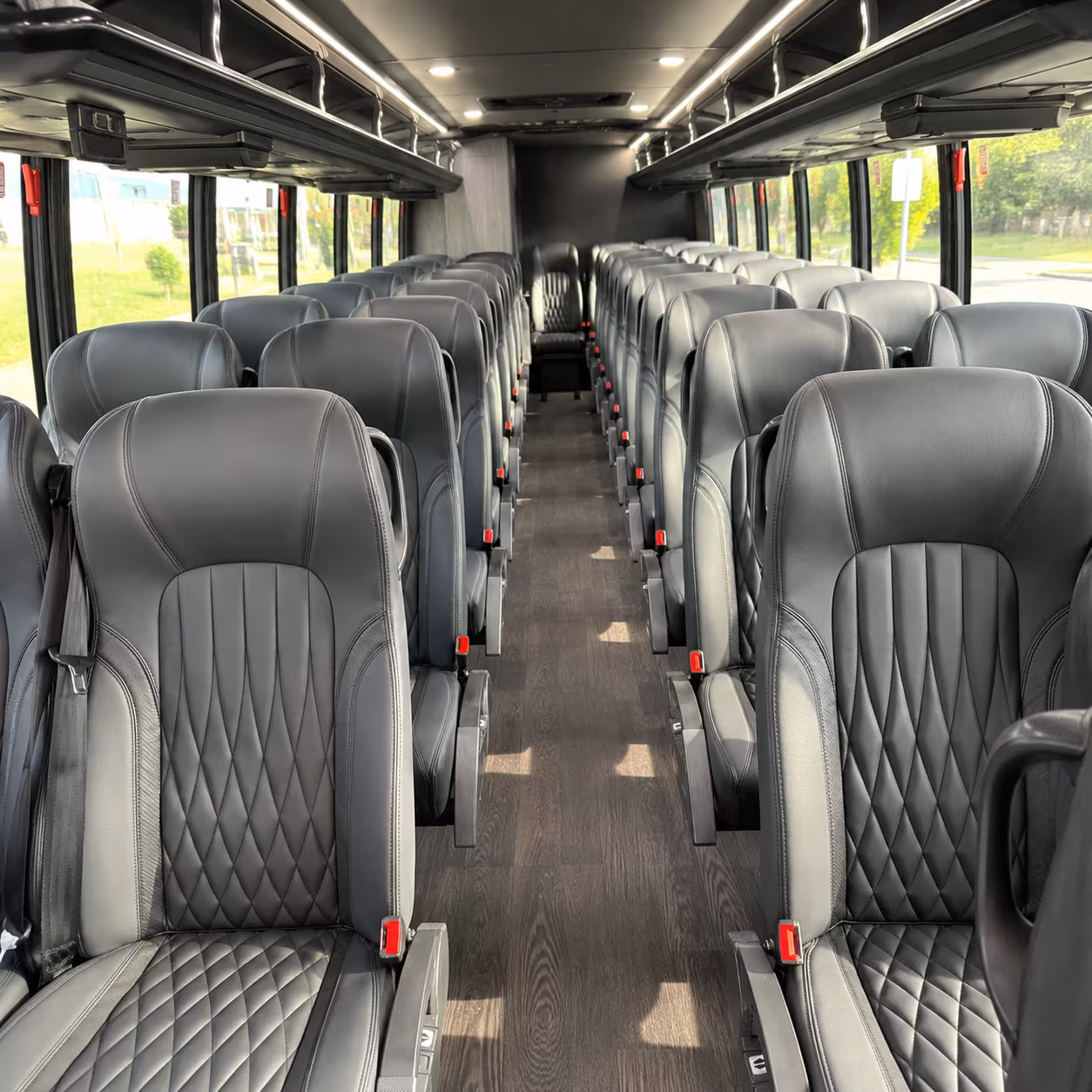 Stockton Corporate Transportation party bus exterior