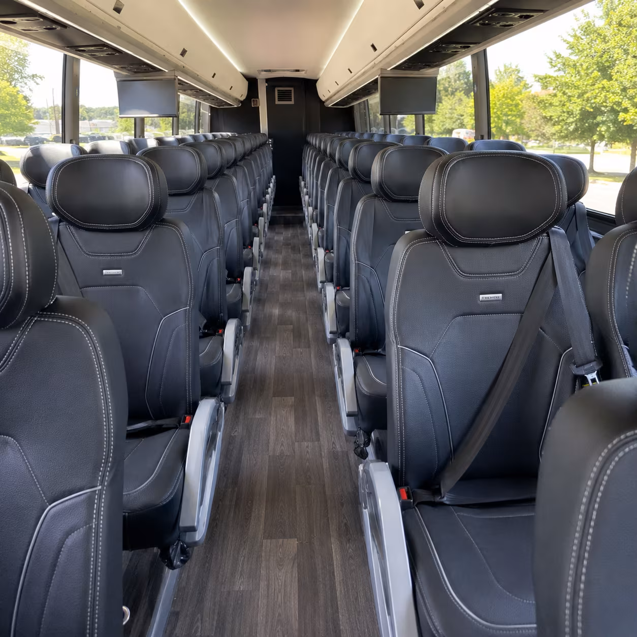 Stockton Corporate Transportation party bus exterior
