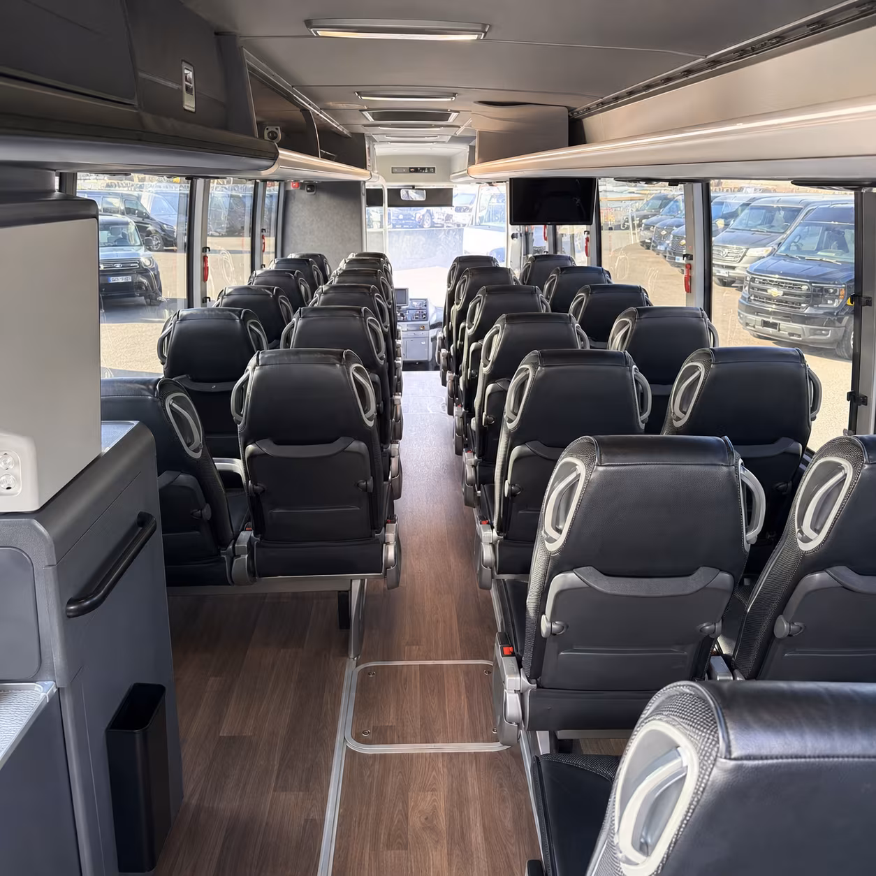 Stockton School Event Transportation party bus exterior