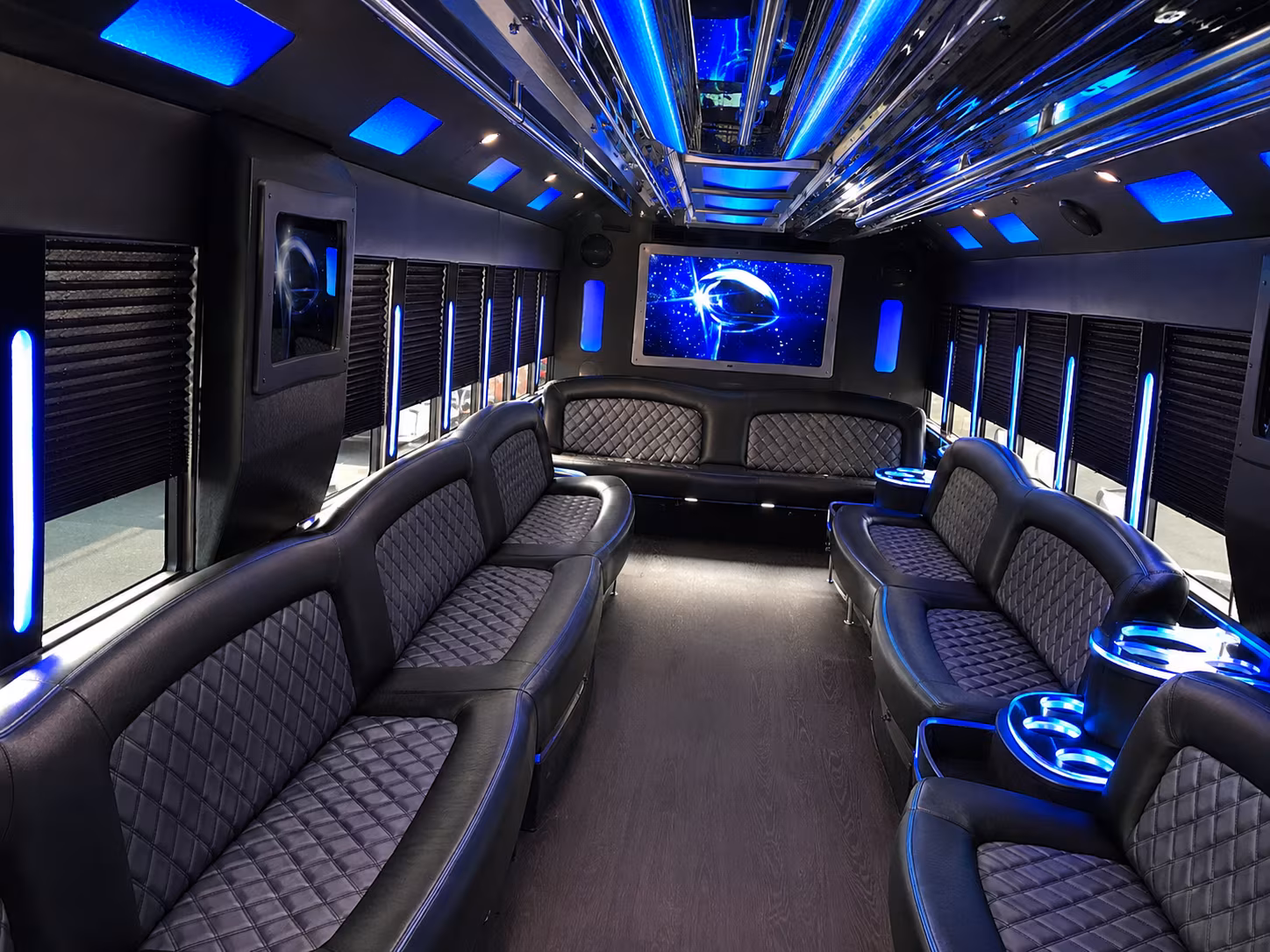 Stockton Winery Tour & Pub Crawl Transportation party bus exterior