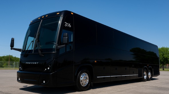 Exterior of Charter Bus Company Elk Grove's 40 Passenger Party Bus in Elk Grove
