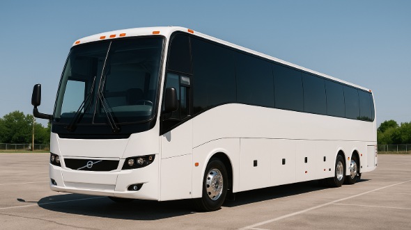Exterior of Charter Bus Company Manteca's 40 Passenger Party Bus in Manteca